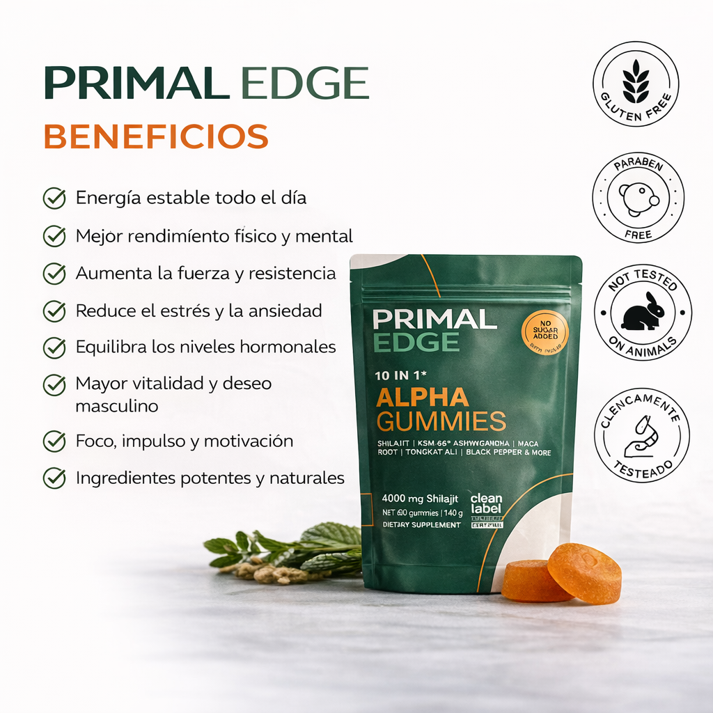 Gomitas ALPHA: Energía, Enfoque y Rendimiento