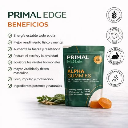 Gomitas ALPHA: Energía, Enfoque y Rendimiento
