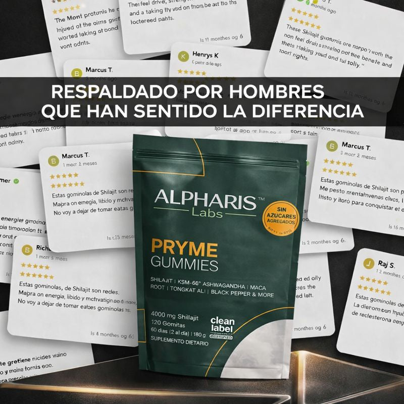 Gomitas PRYME:  Cuando rendir bien vuelve a ser Natural