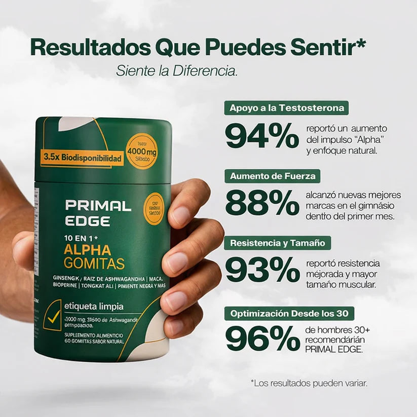 Gomitas ALPHA: Potencia Masculina y Energia Extrema